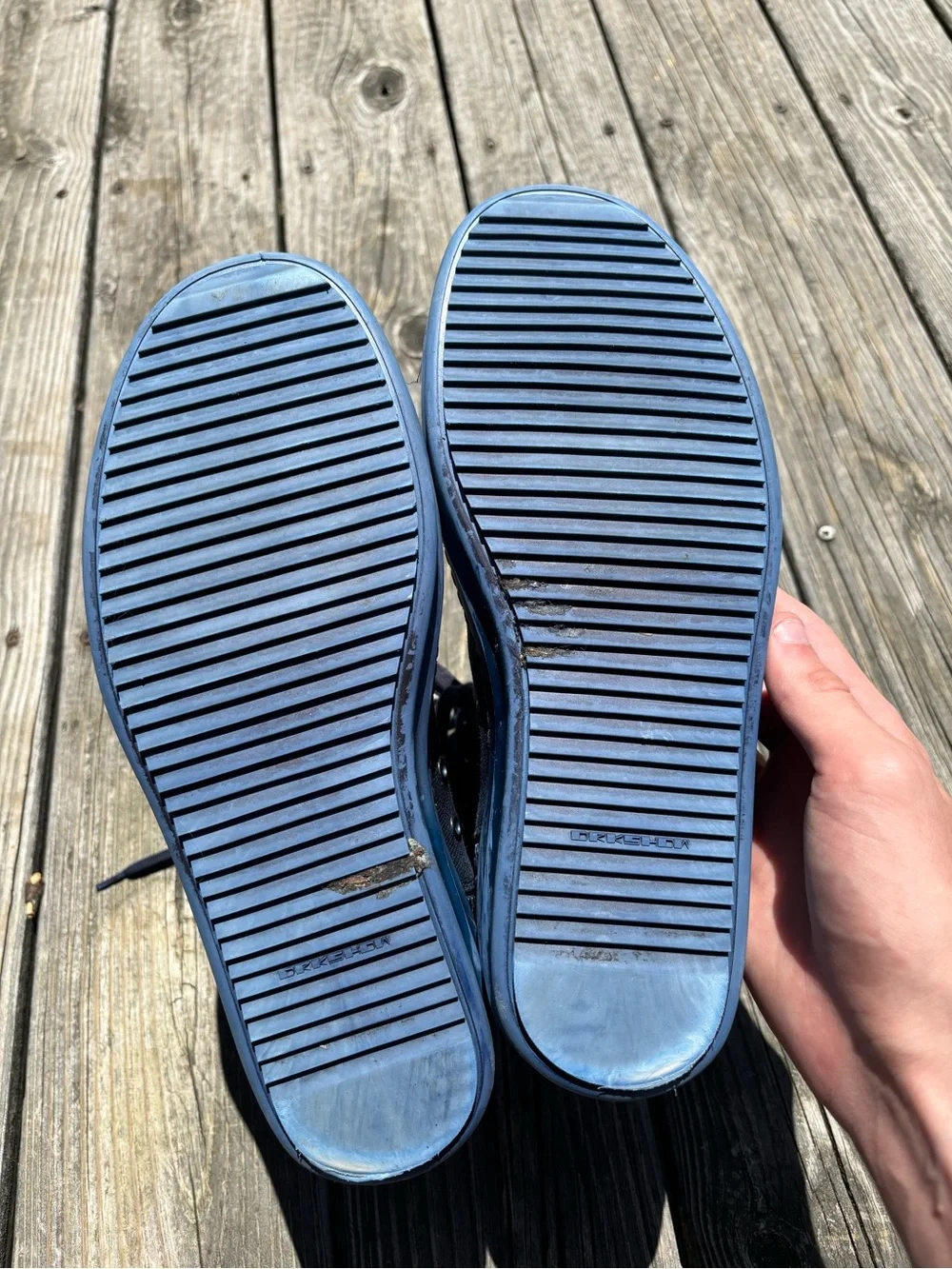 Rick Owens EDFU DRKSHDW High Indigo Blue size 10